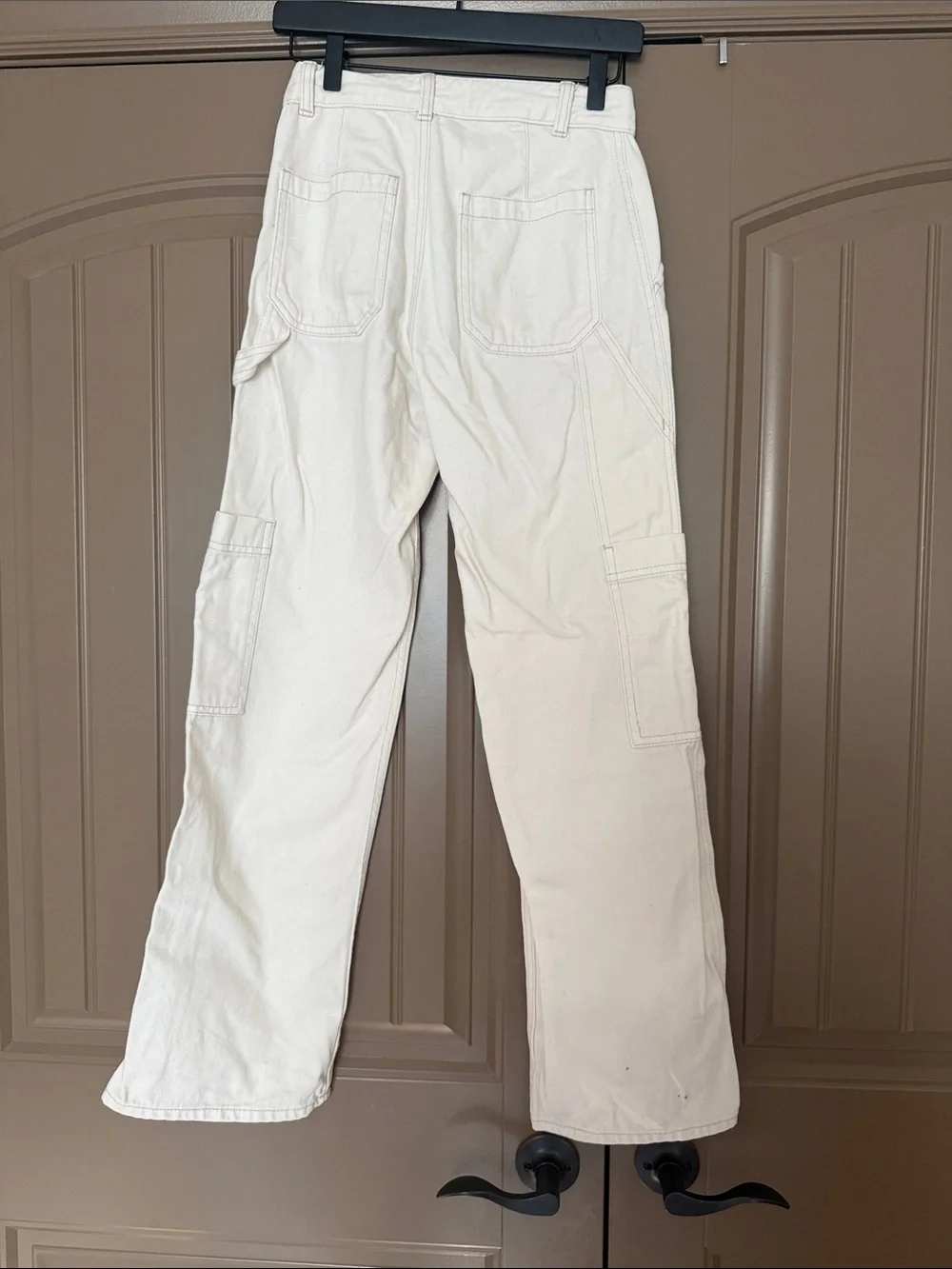 H&M Cream Cargo Pants - Picture 3 of 3